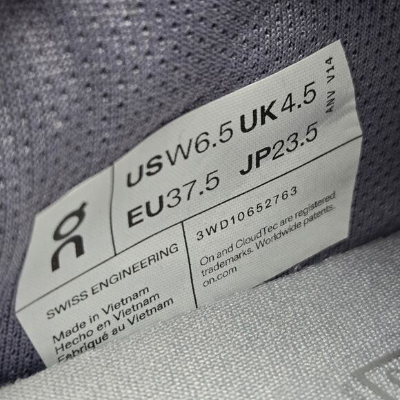 NEW On Cloud The Roger Advantage Womens Size 6.5 Court Tennis Shoes White Fossil - Picture 10 of 12